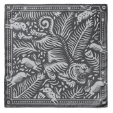 EYE OF TIGER SILK POCKET SQUARE